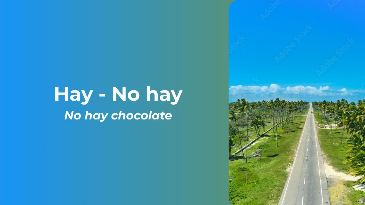 ⚡ Simple grammar: Hay chocolate! ⚡ Simple grammar: Hay chocolate!