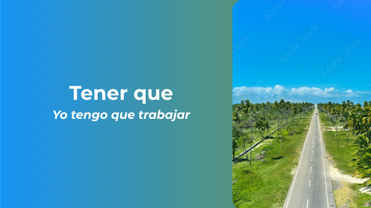 ⚡Easy grammar: "tener que" - Presente. ⚡Easy grammar: “tener que” – Presente.